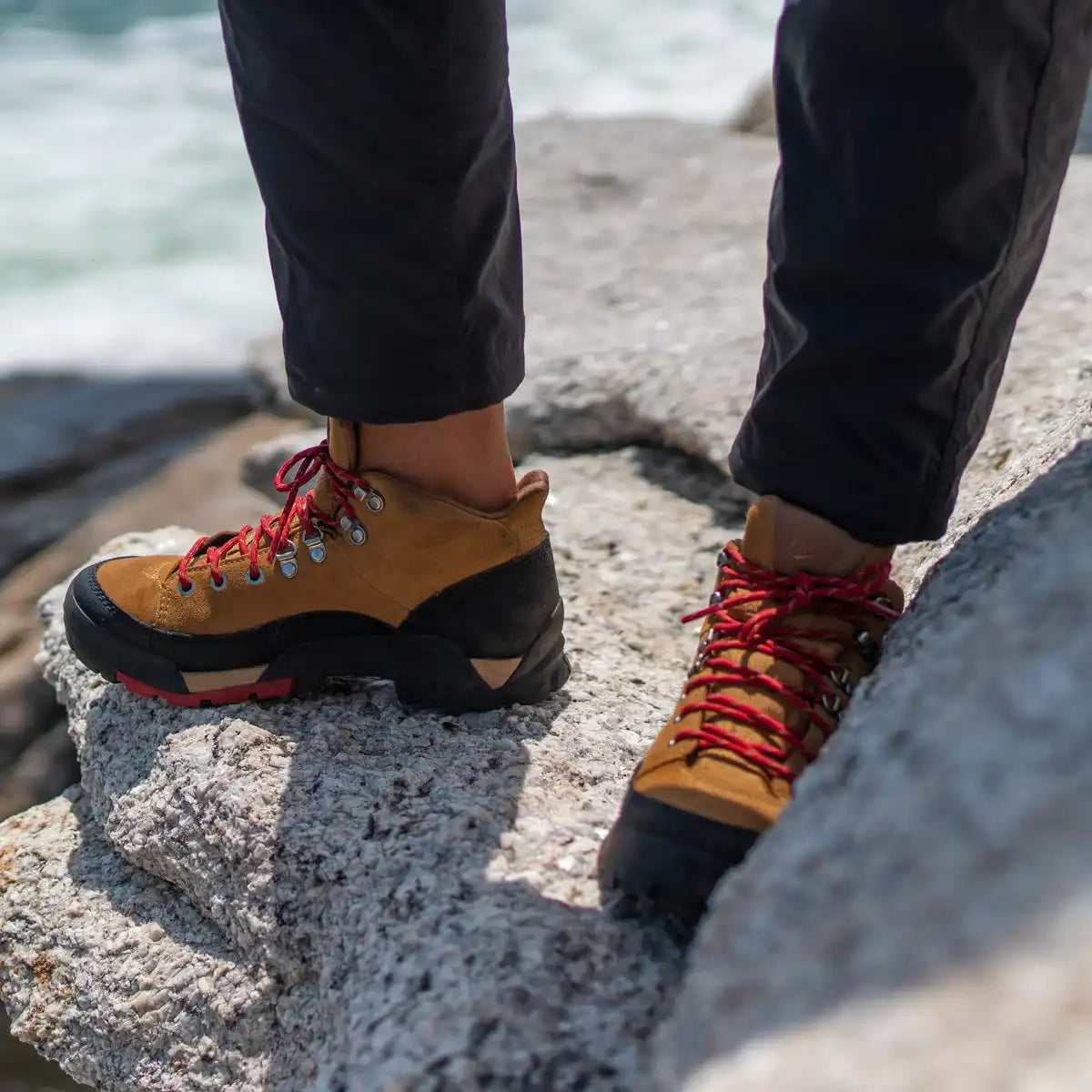 Women's Panorama Mid 6" Brown/Red