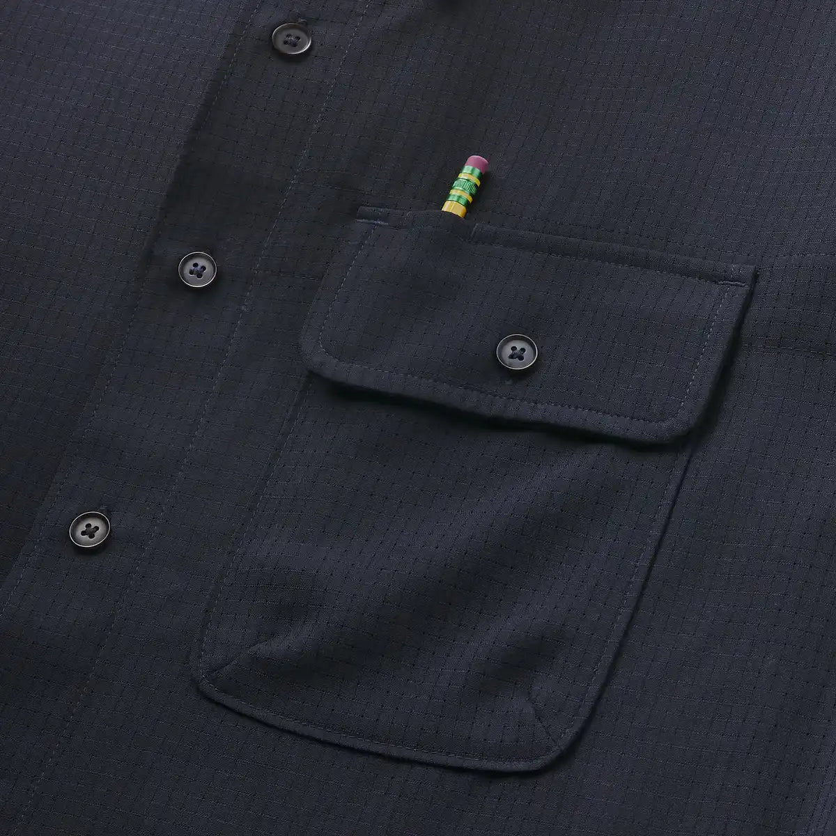 Men's Summer Wool LS Trail Shirt Dark Navy