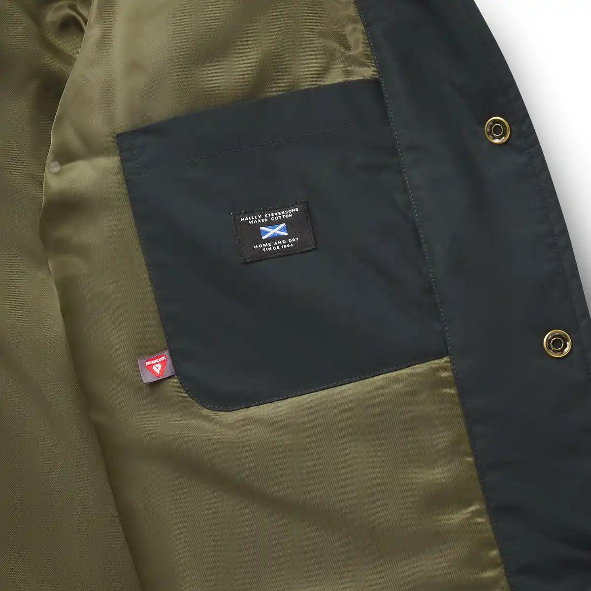 Men's Waxed Primaloft Coaches Jacket Navy