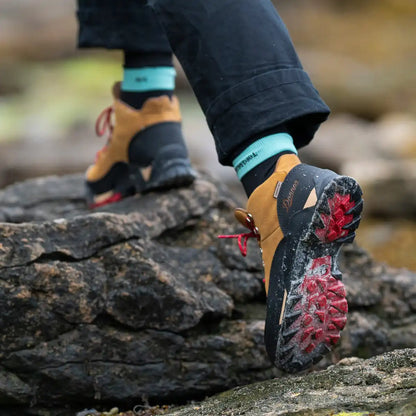 Women's Panorama Mid 6" Brown/Red
