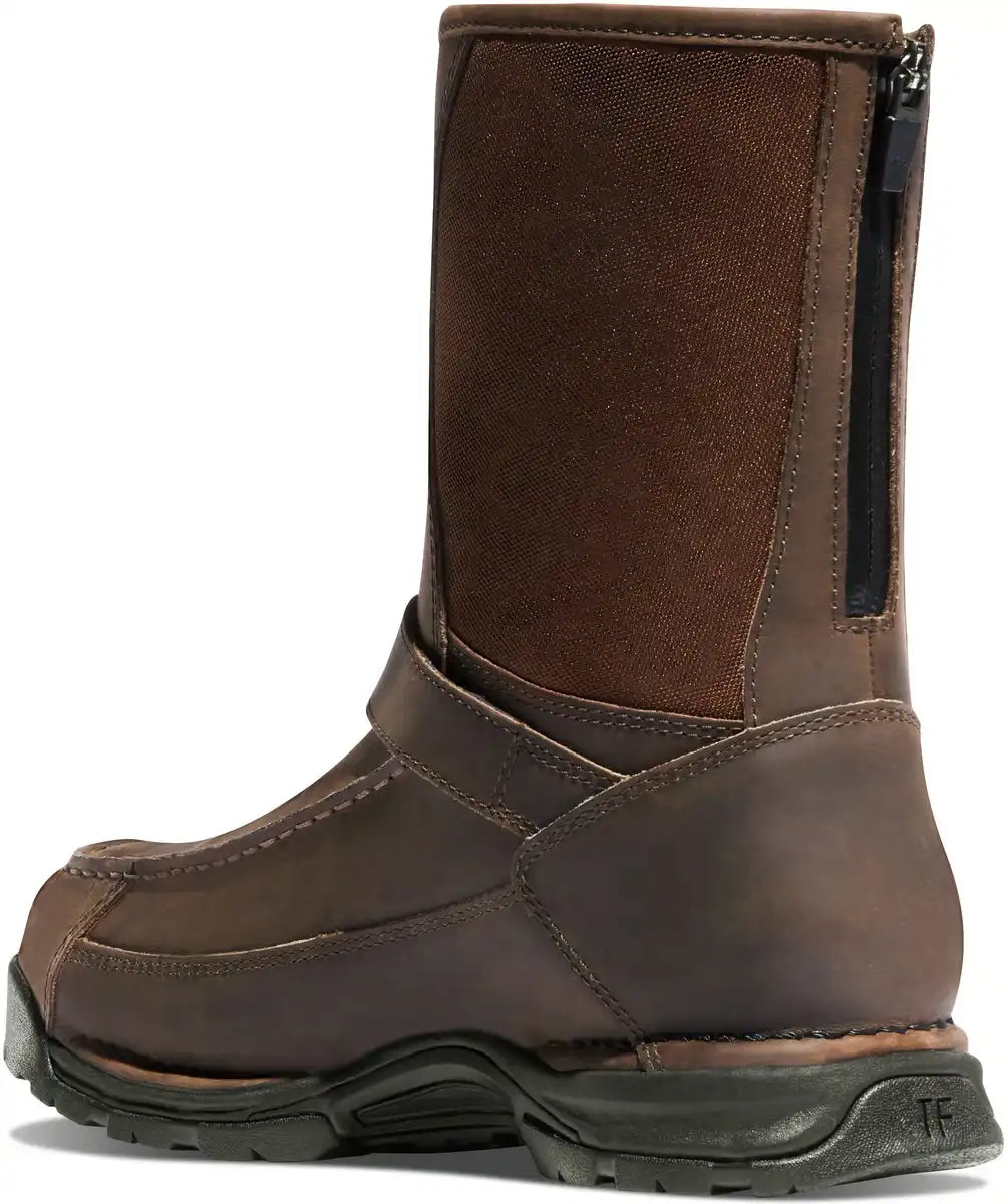 Sharptail Rear Zip 10" Dark Brown