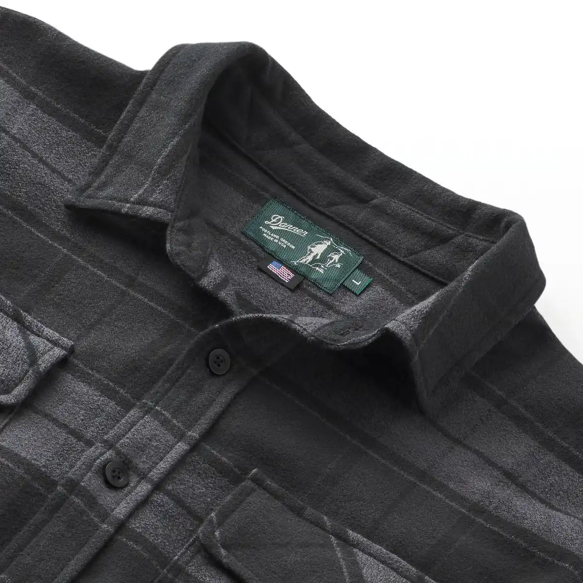 Danner Cedar Mill Cotton Flannel Black Plaid