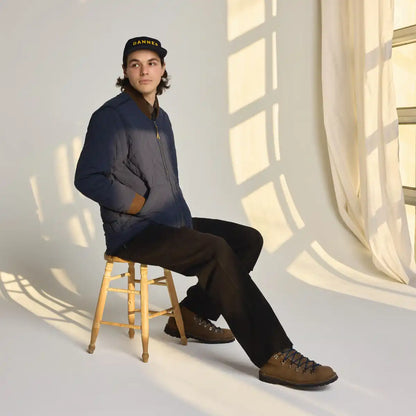 Men's Kenton Double Knee Pants Herringbone Black