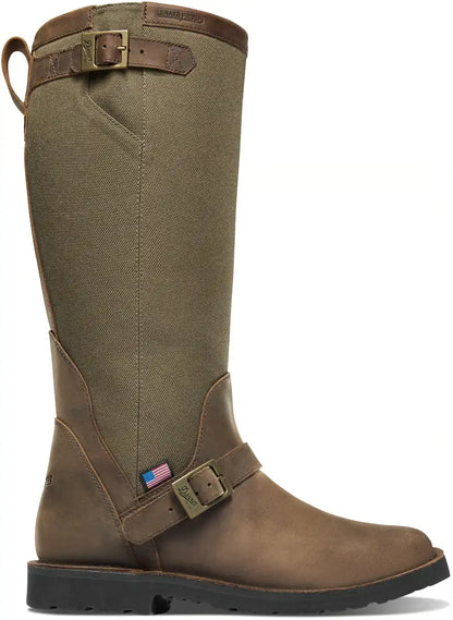 San Angelo Snake Boot 17" Brown Square Toe