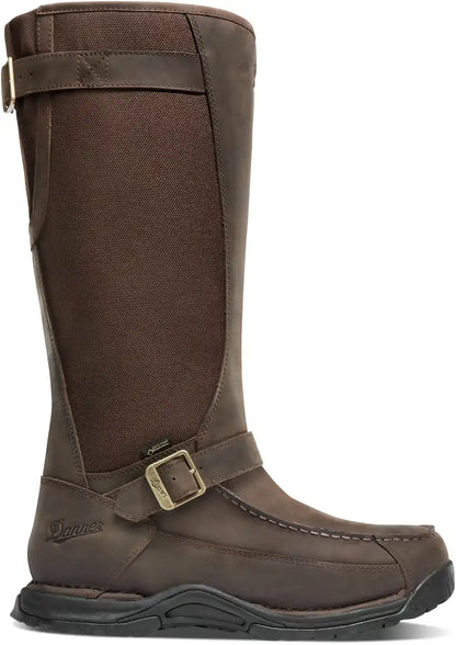 Sharptail Snake Boot 17" Dark Brown