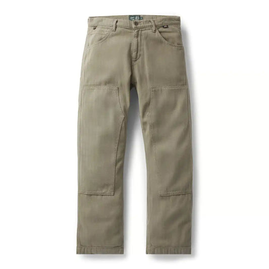Men's Kenton Double Knee Pants Herringbone Dusty Olive