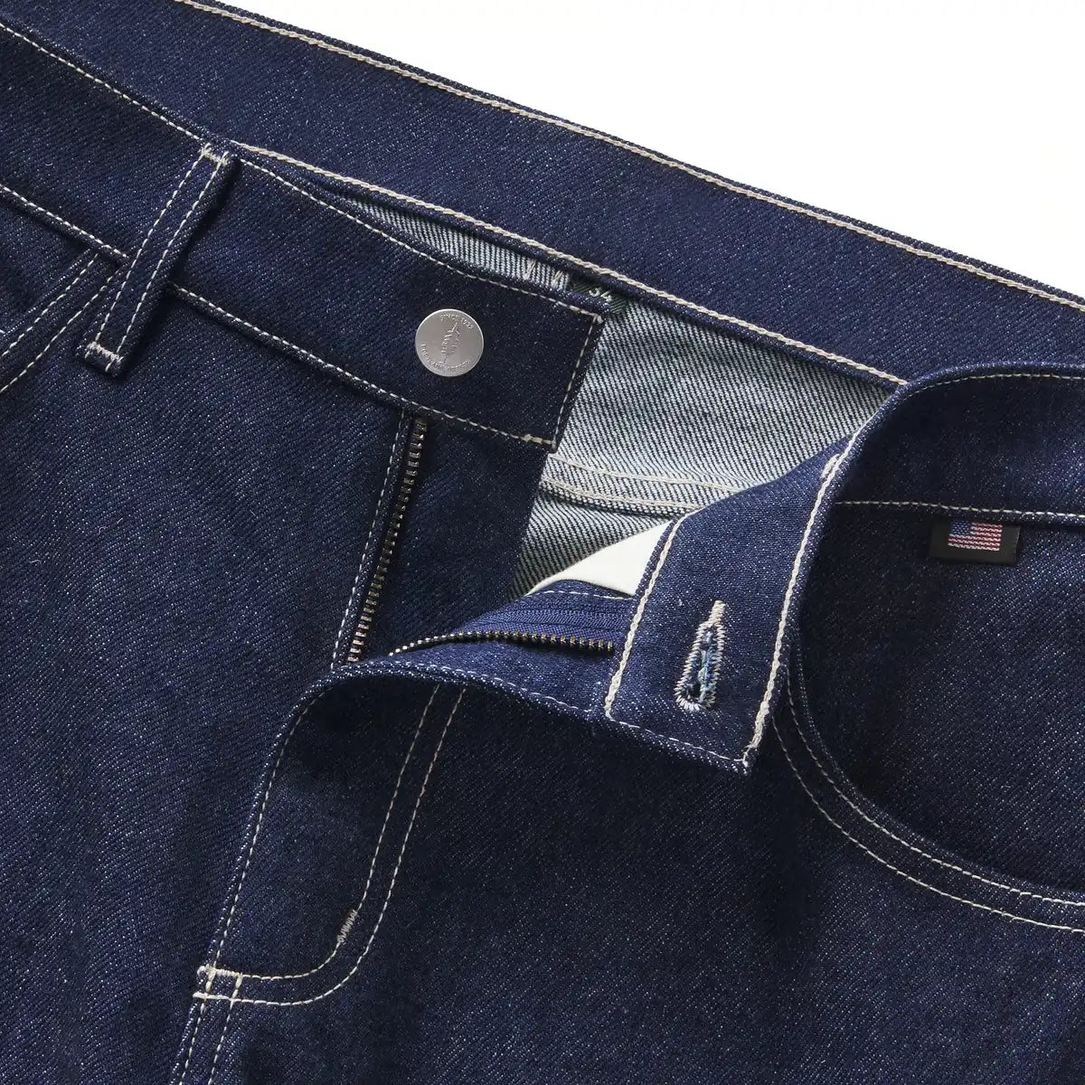 Men's Kenton Double Knee Pants Denim Dark Wash Indigo