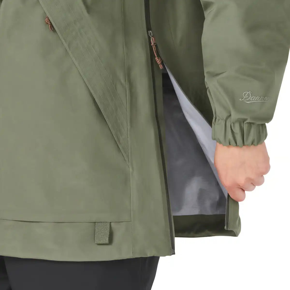 Cascade Crest Packable 3L GTX Jacket Dusty Olive