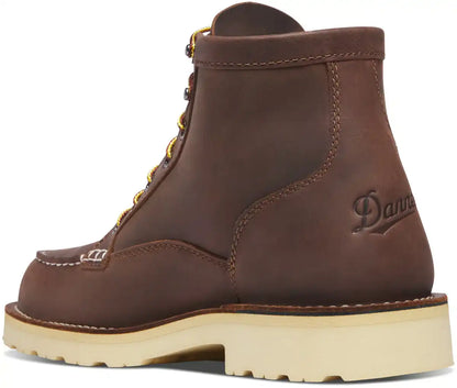 Men's Bull Run Moc Toe 6" Brown Heel ST
