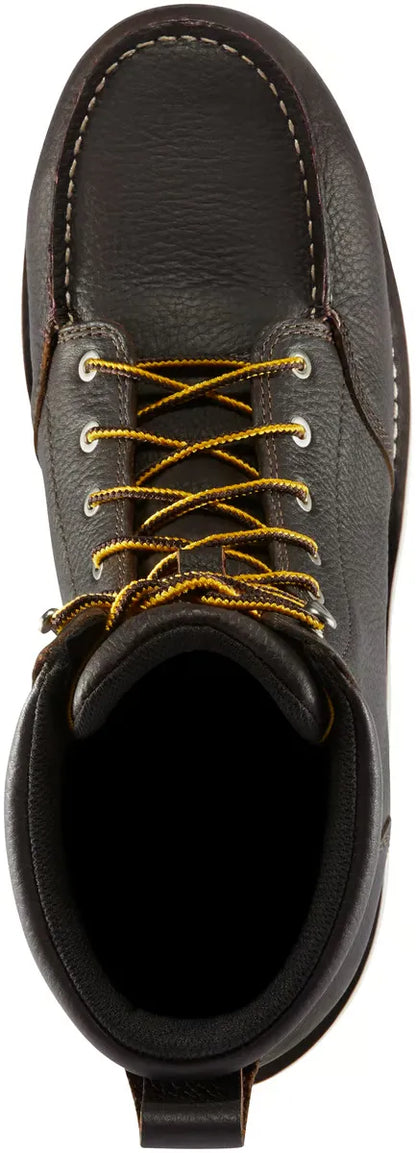 Cedar River Moc Toe 8" Dark Brown AL