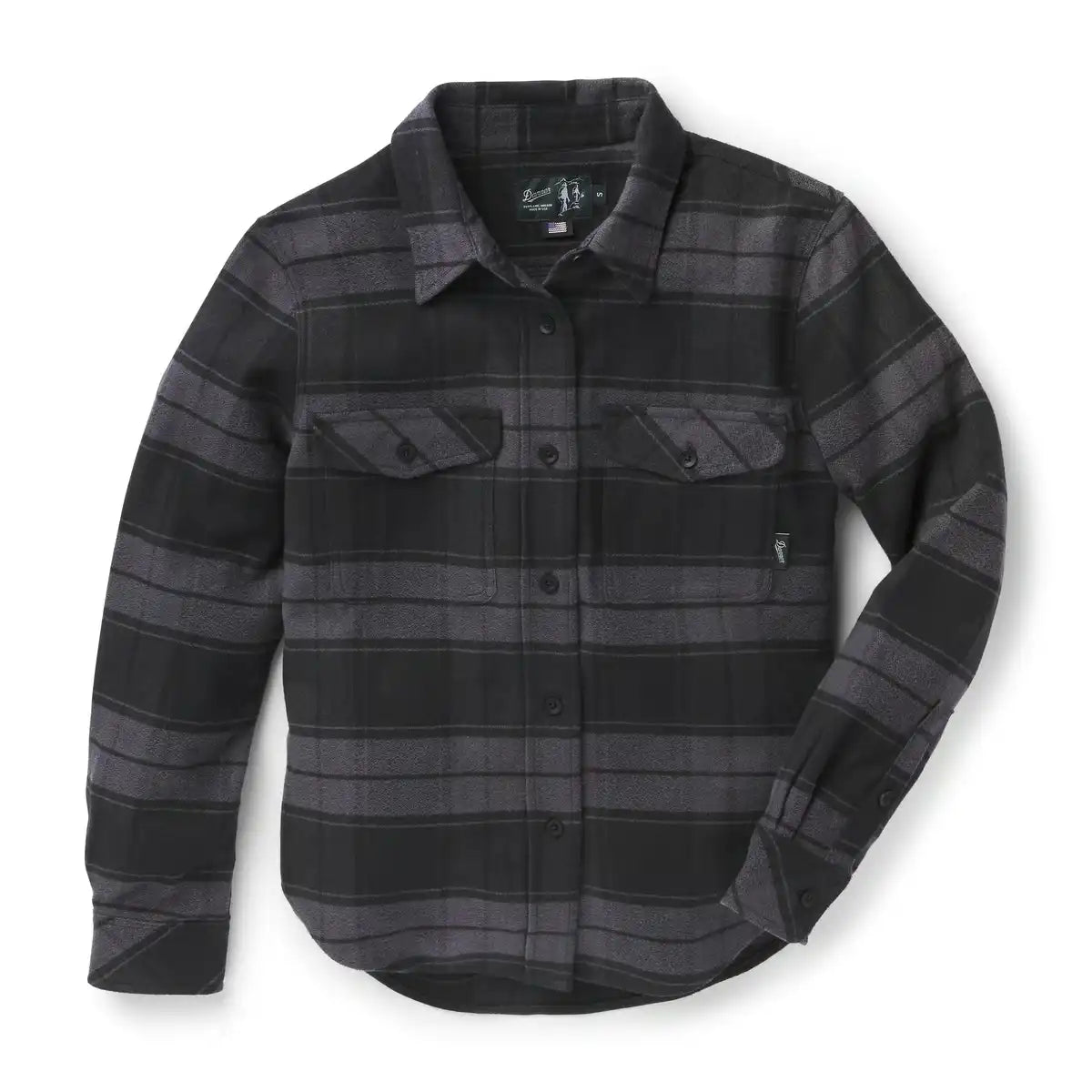 Danner Sauvie Cotton Flannel Black Plaid
