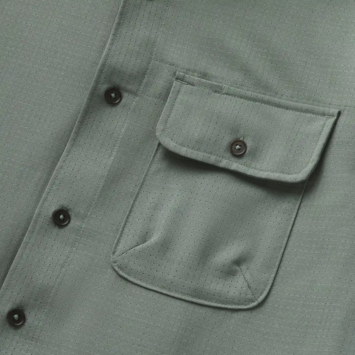 Men's Summer Wool LS Trail Shirt Agave Green