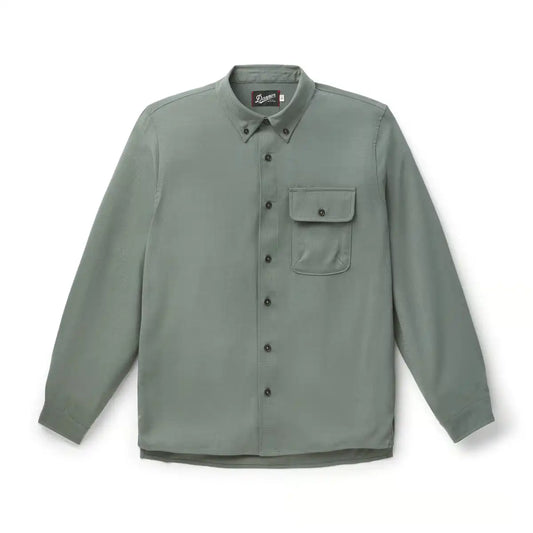 Men's Summer Wool LS Trail Shirt Agave Green