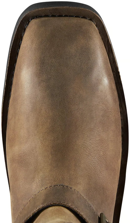 San Angelo Snake Boot 17" Brown Square Toe