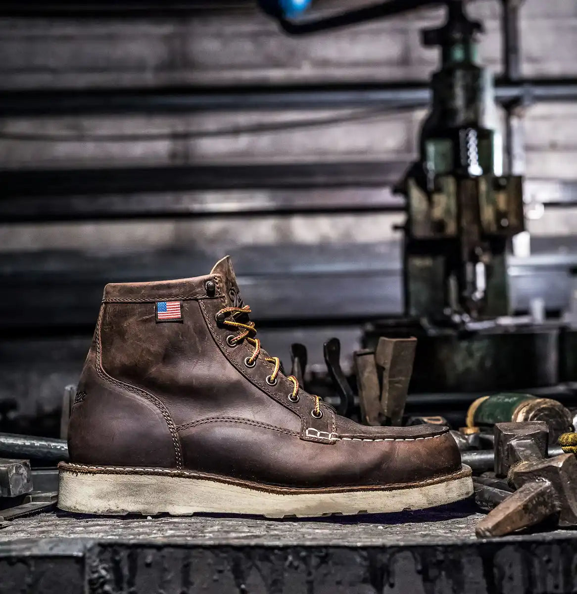 Bull Run Moc Toe 6" Brown ST