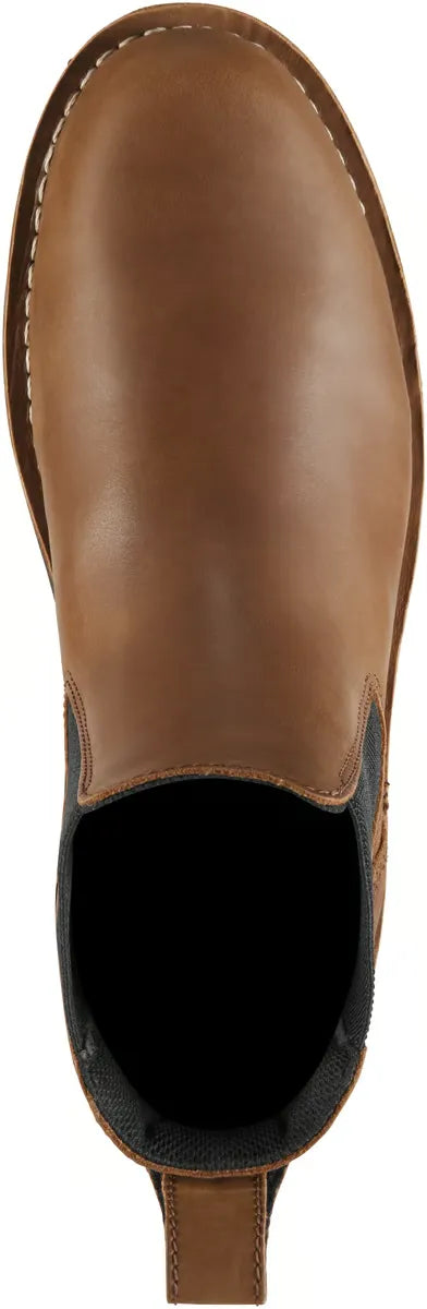 Men's Bull Run Chelsea 6" Tobacco Black Heel ST