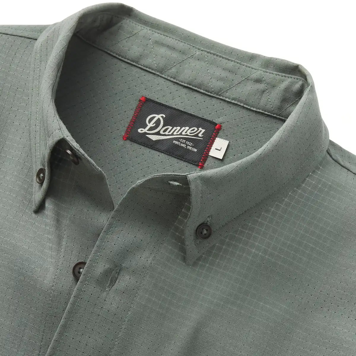 Men's Summer Wool LS Trail Shirt Agave Green