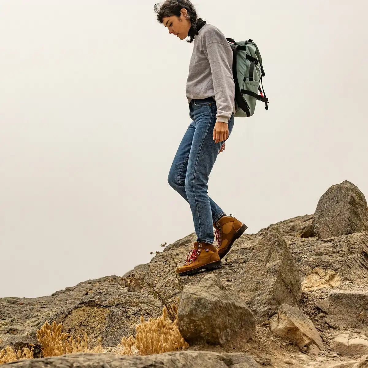 Women's Cascade Crest 5" Grizzly Brown/Rhodo Red GTX