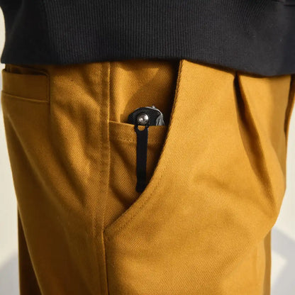Men's Pleated Forager Pants Golden Brown