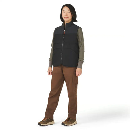 Zigzag Down Vest Black