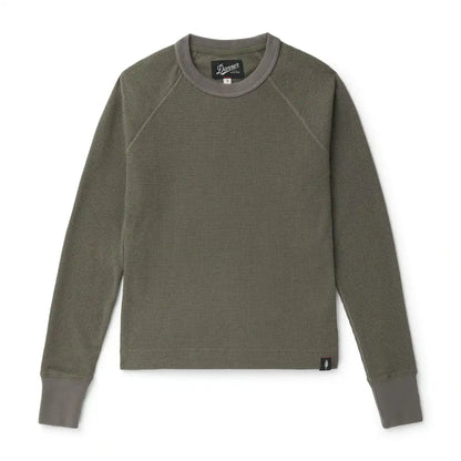 Santiam Waffle LS Tee Dusty Olive