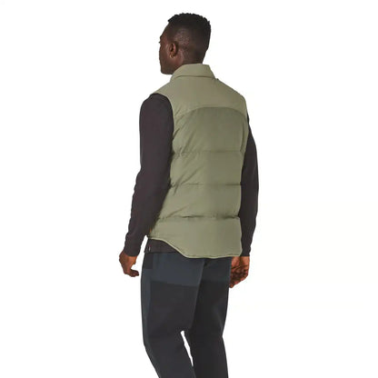Zigzag Down Vest Dusty Olive