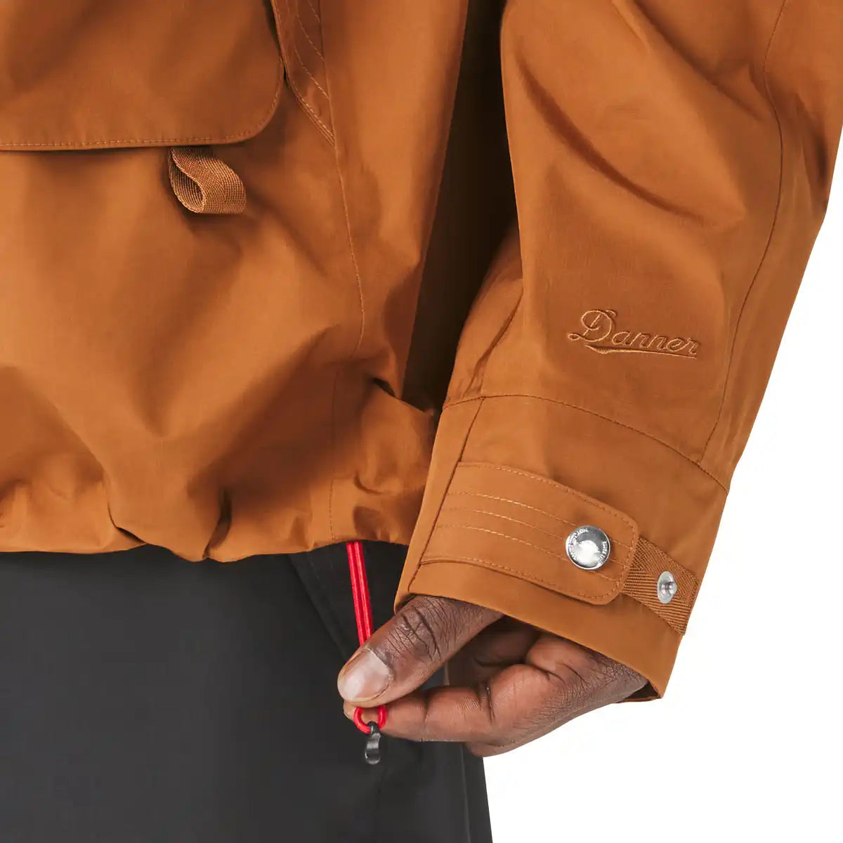 Cascade Crest Packable 3L GTX Jacket Glazed Ginger - M