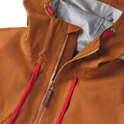 Cascade Crest Packable 3L GTX Jacket Glazed Ginger - M