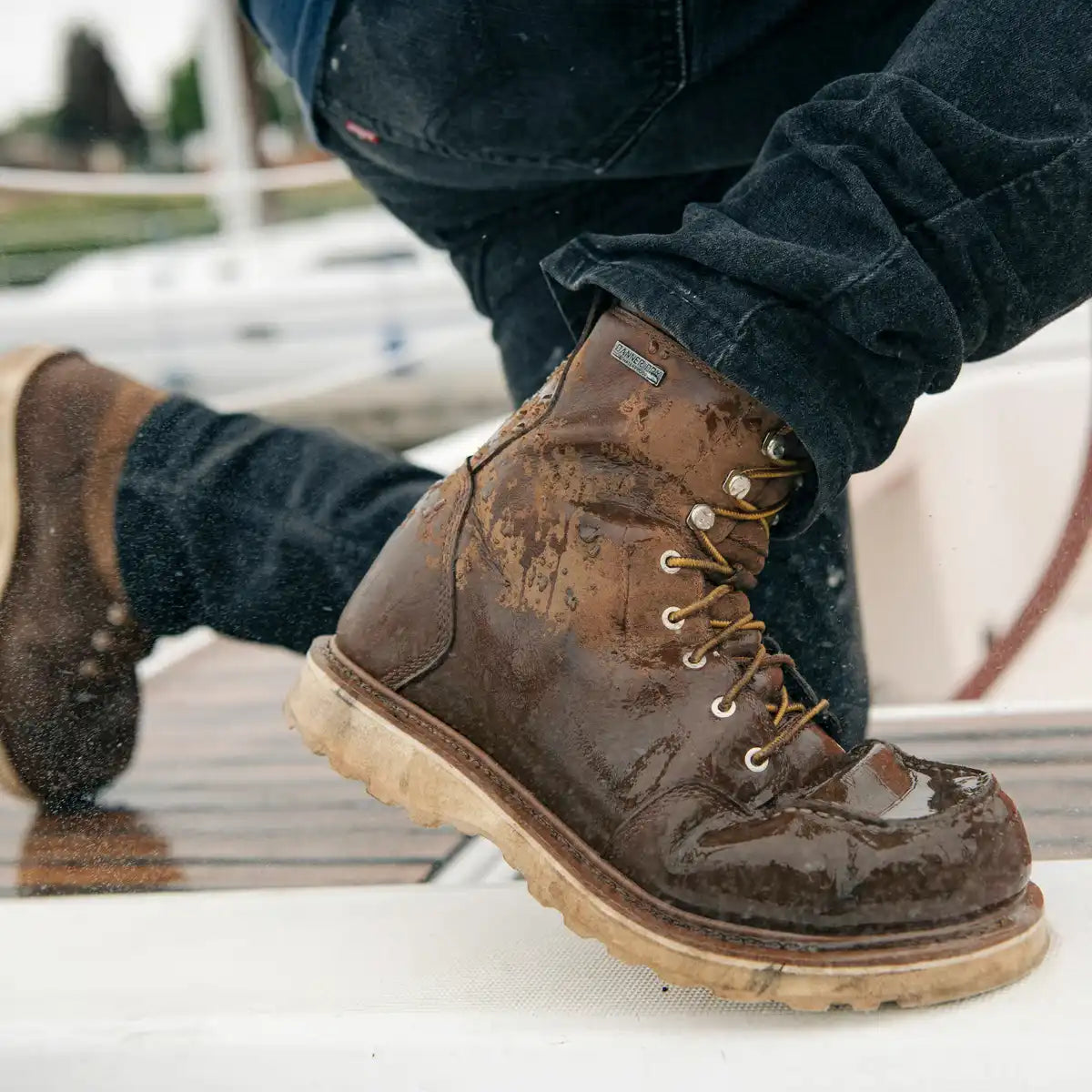 Cedar River Moc Toe 8" Brown
