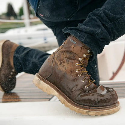 Cedar River Moc Toe 8" Brown AL