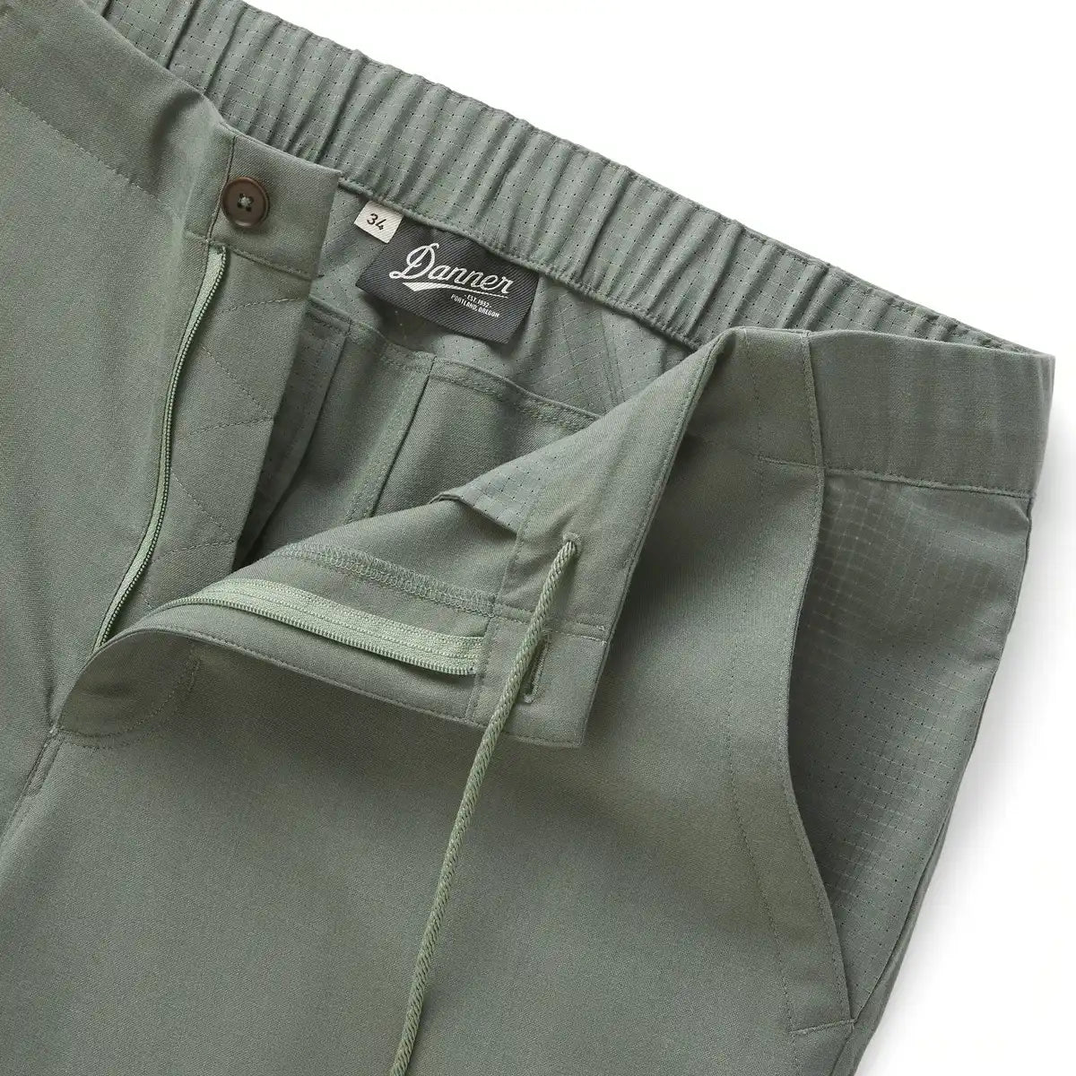 Men's Summer Wool Trail Pants Agave Green