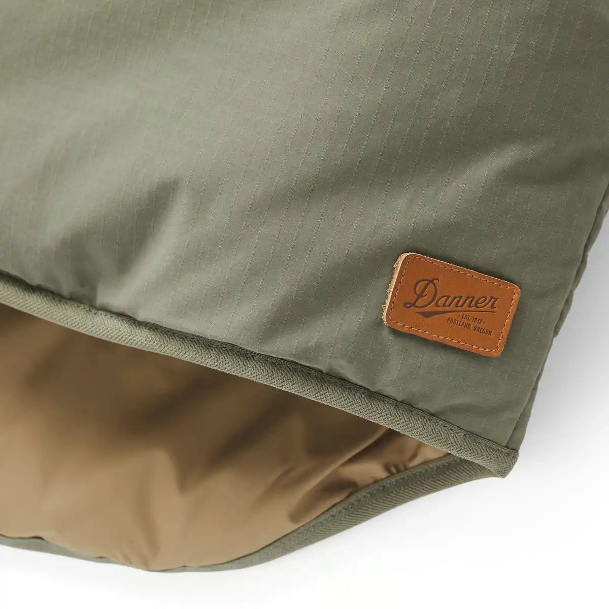 Zigzag Down Vest Dusty Olive