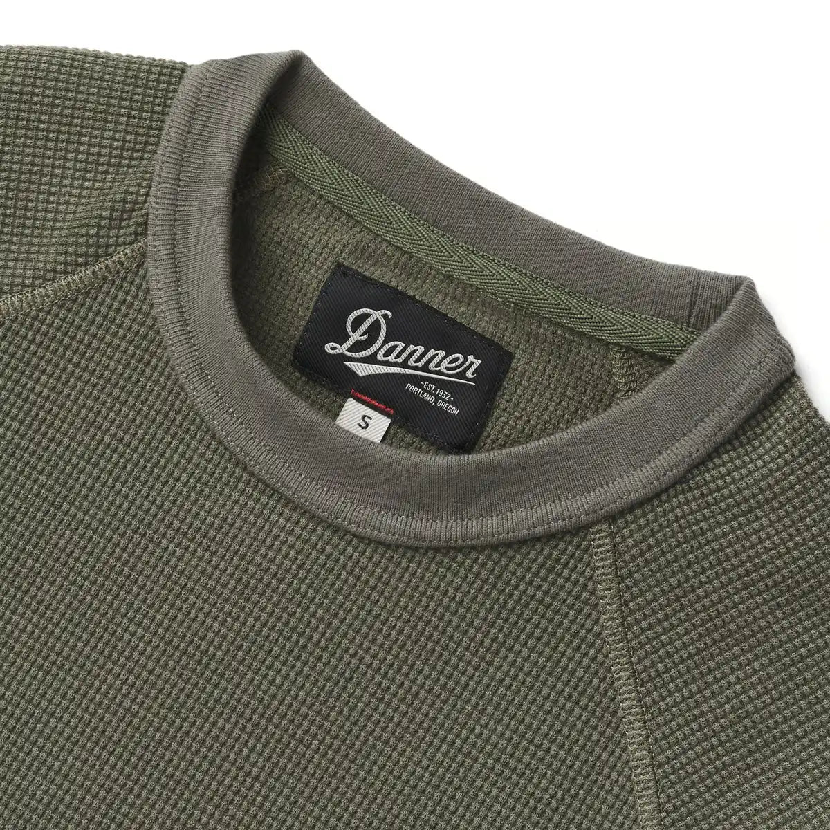 Santiam Waffle LS Tee Dusty Olive