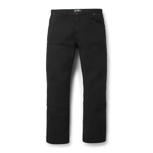 Men's Kenton Double Knee Pants Herringbone Black