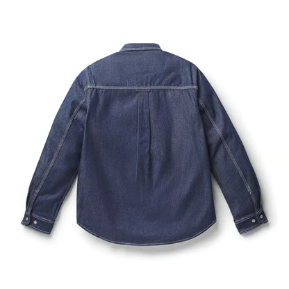 Men's Larch Mt Denim Shirt Dark Wash Indigo