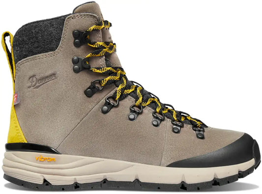 Women's Arctic 600 Side-Zip 7" Driftwood/Yellow 200G