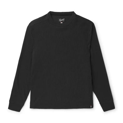 Santiam Waffle LS Tee Black - M