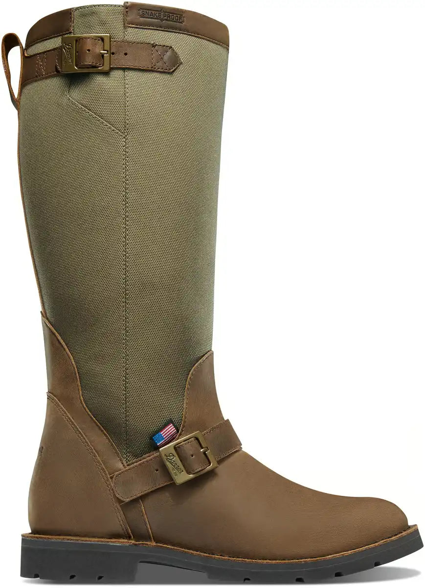San Angelo Snake Boot 17" Brown