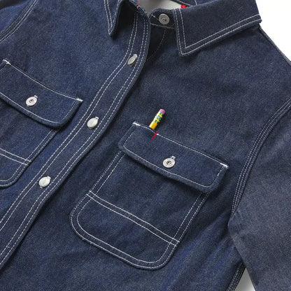 Women's Larch Mt Denim Shirt Dark Wash Indigo