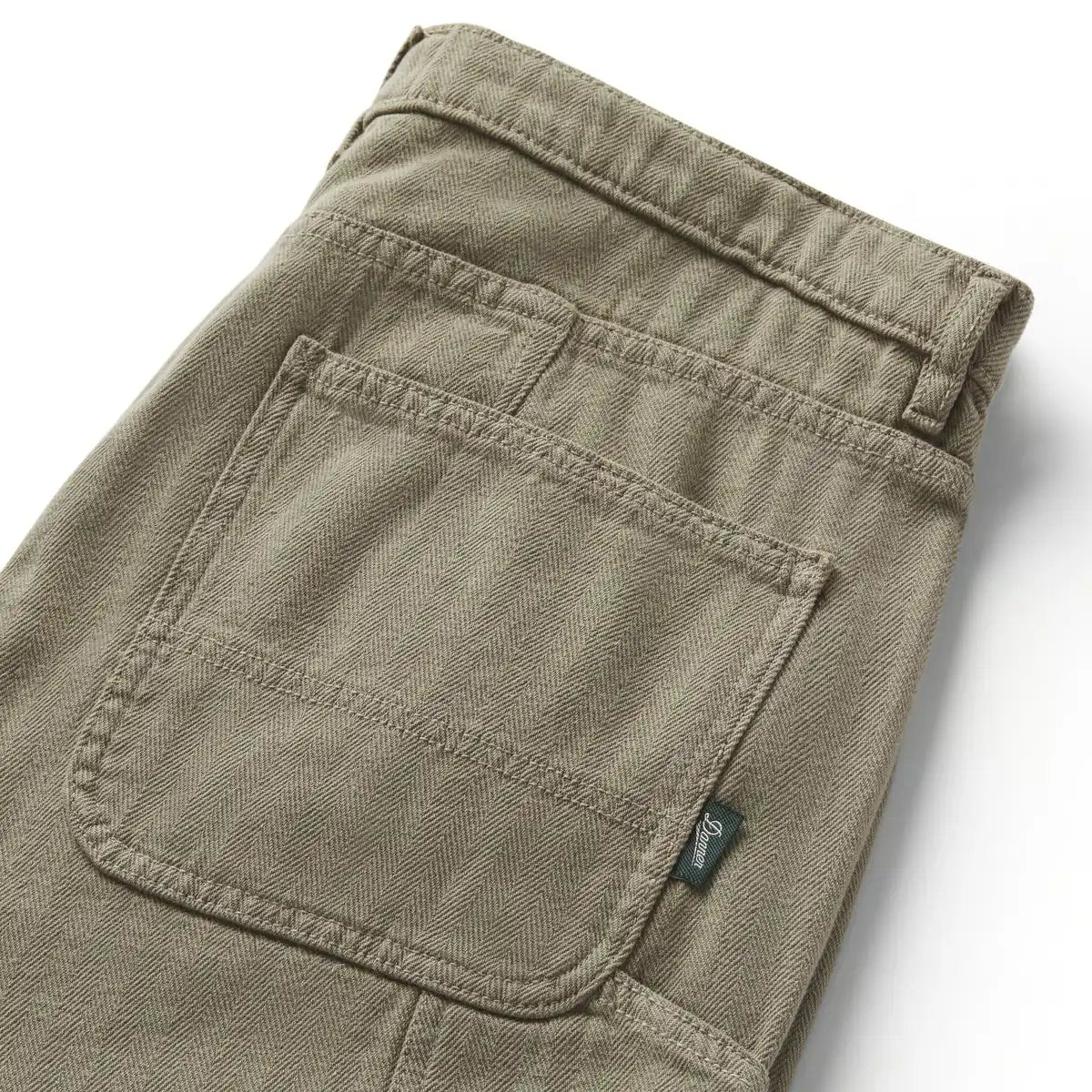 Men's Kenton Double Knee Pants Herringbone Dusty Olive