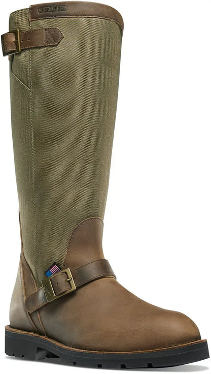 San Angelo Snake Boot 17" Brown