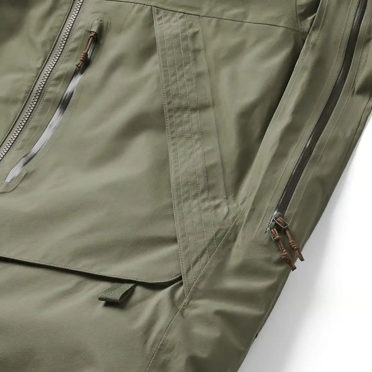 Cascade Crest Packable 3L GTX Jacket Dusty Olive - M