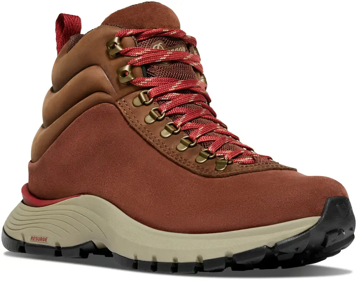 Women's Trail Trainer Mid 4" Chocolate Brown/Wine